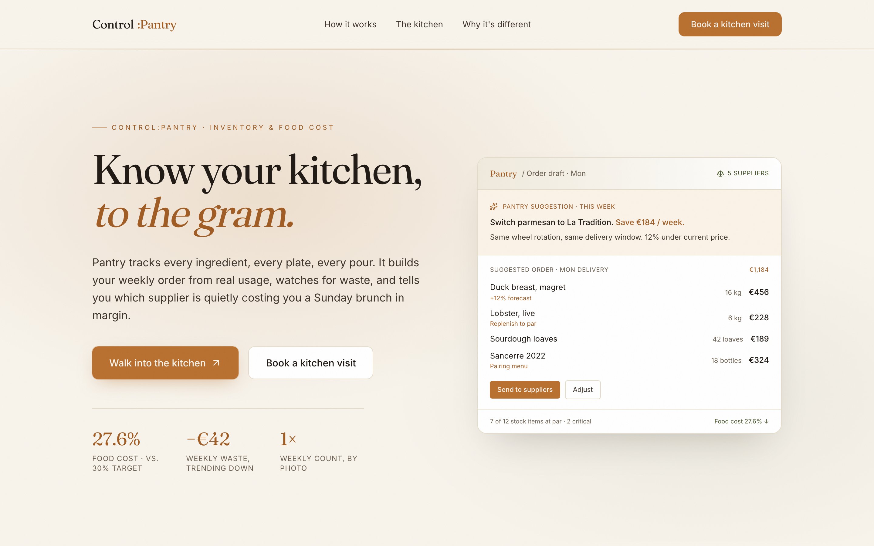 Control:Pantry screenshot
